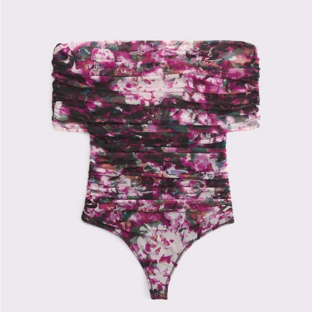 Abercrombie & Fitch Pink and Purple Bodysuit